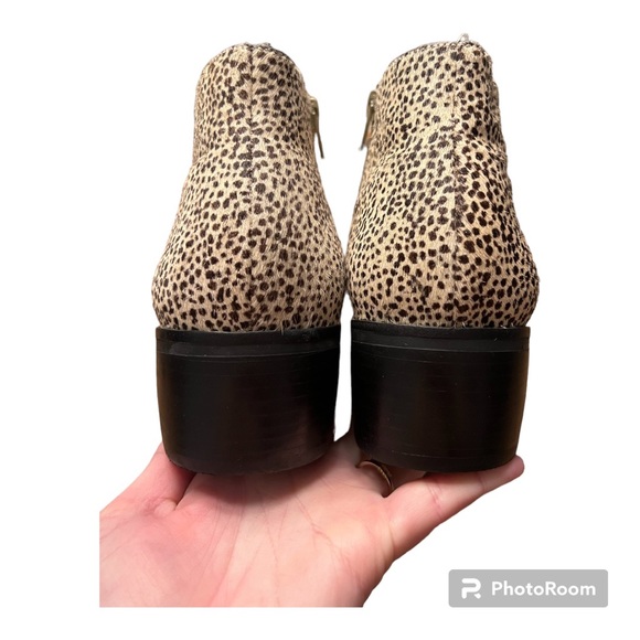 New Matisse Animal Print Ankle Boots Size 9.5 - Picture 3 of 8